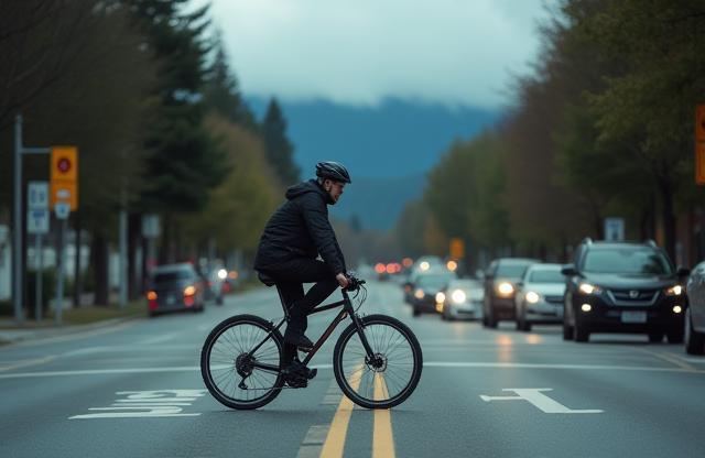 Visual representing road safety issue or a vulnerable road user